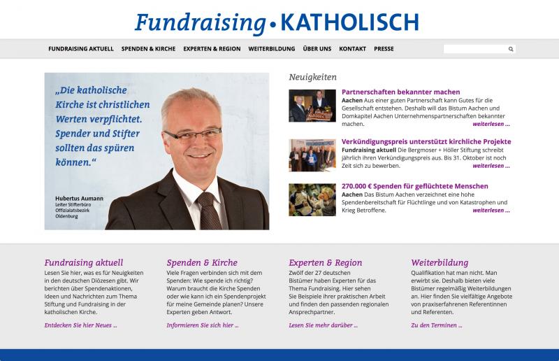 Bistümer starten Fundraising-katholisch.de